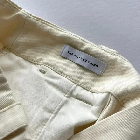 Madewell Relaxed Chino Pants Antique Cream Size 0 NWT - Picture 8 of 9